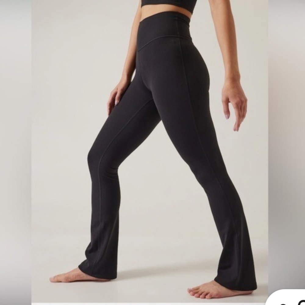 Athleta Black Transcend Slim Pants Tall Length